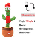 Dancing-Singing Cactus Plush Toy