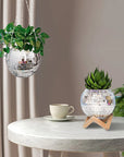 Self Watering Disco Ball Hanging Planter